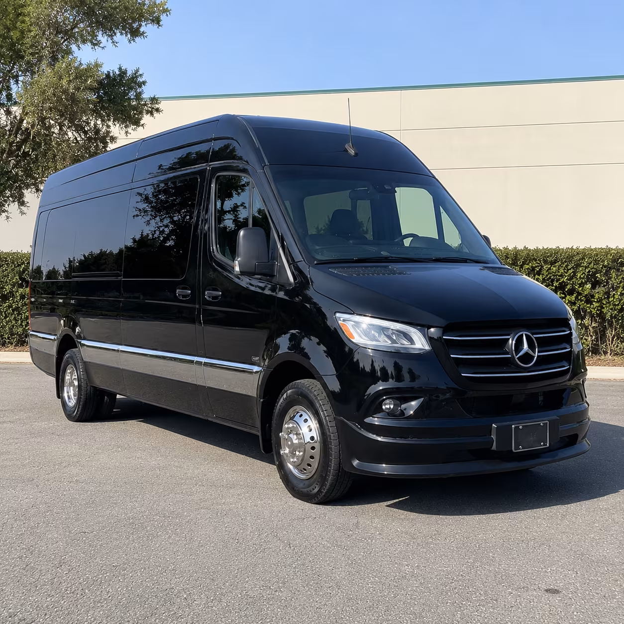 Midland Airport Shuttle & Transportation party bus exterior