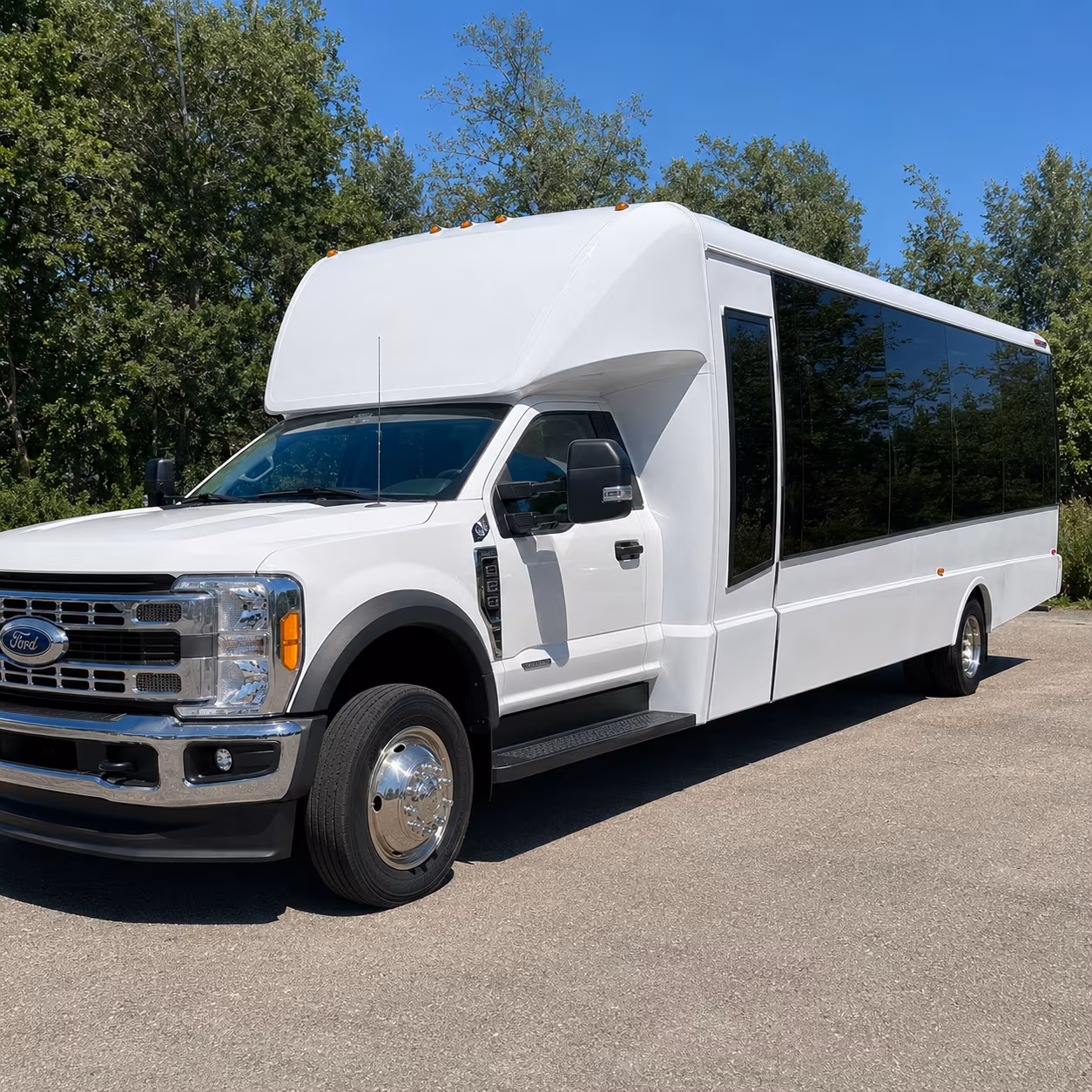 Midland Airport Shuttle & Transportation party bus interior