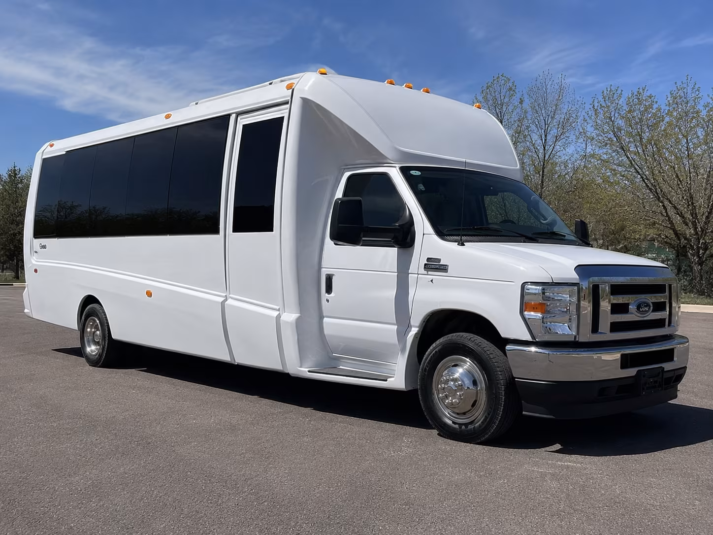 Midland Bachelor & Bachelorette Transportation party bus exterior
