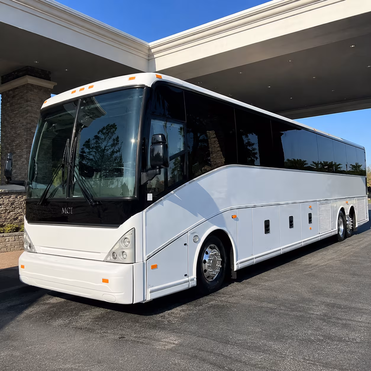 Midland Corporate Transportation party bus exterior