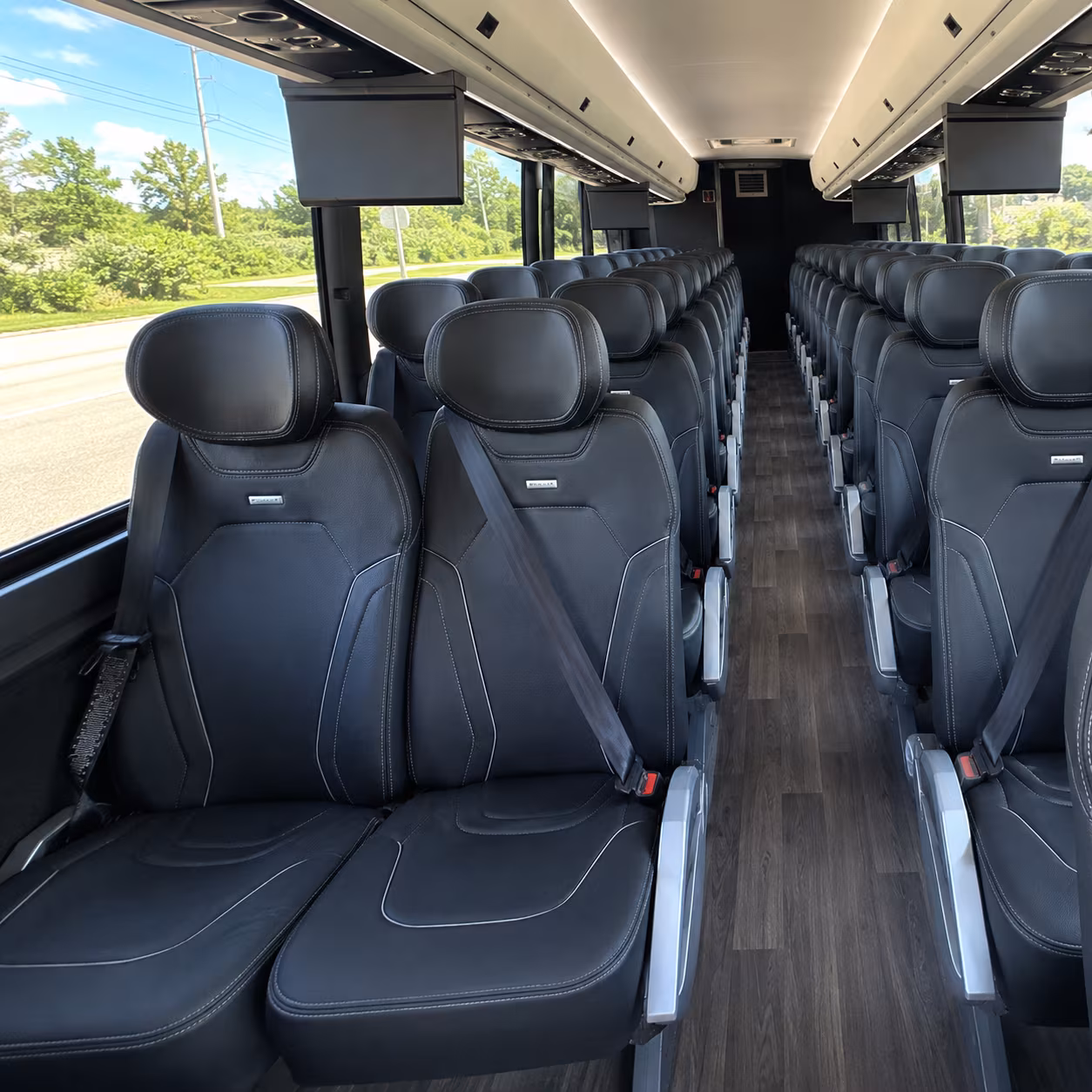 Midland Corporate Transportation party bus interior
