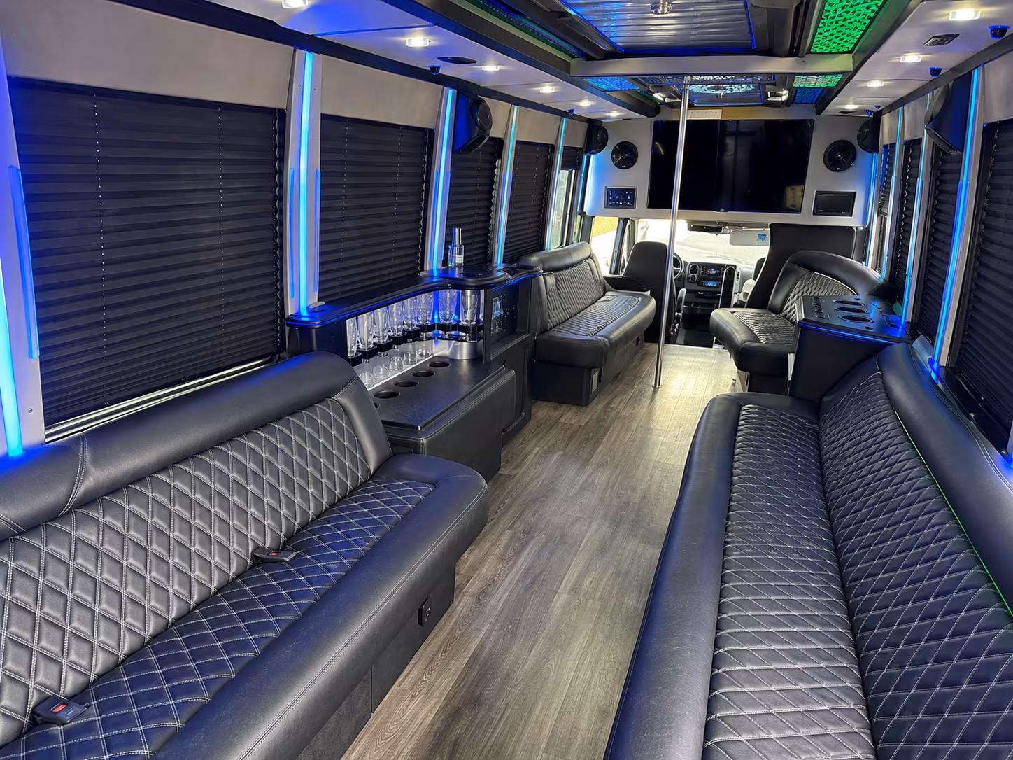 Midland Prom & Homecoming Transportation party bus exterior