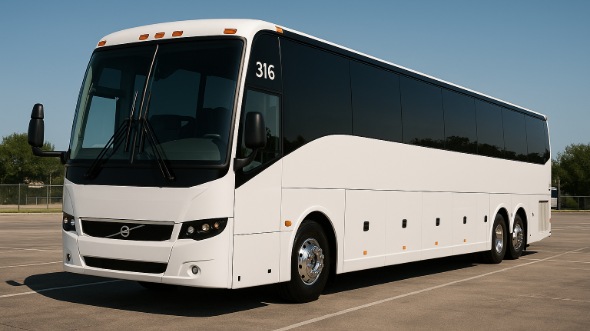 Exterior of Charter Bus Company Killeen's 40 Passenger Party Bus in Killeen