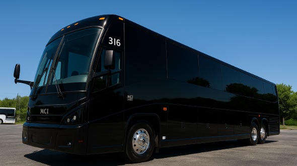 Exterior of Charter Bus Company Lewisville's 40 Passenger Party Bus in Lewisville