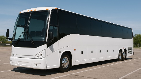Exterior of Charter Bus Company Fort Worth's 50 Passenger Party Bus in Fort Worth