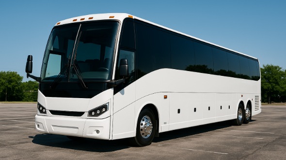 Exterior of Charter Bus Company Odessa's 50 Passenger Party Bus in Odessa