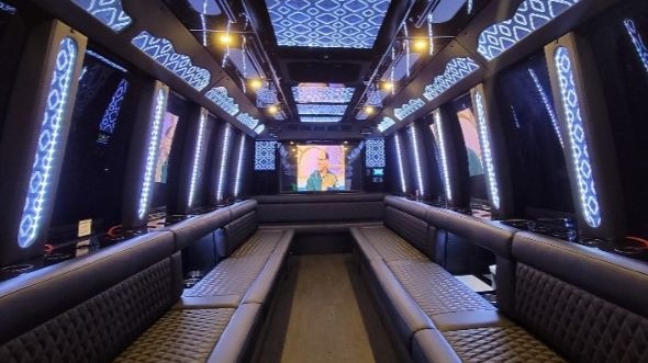 midland 50 passenger party bus rental